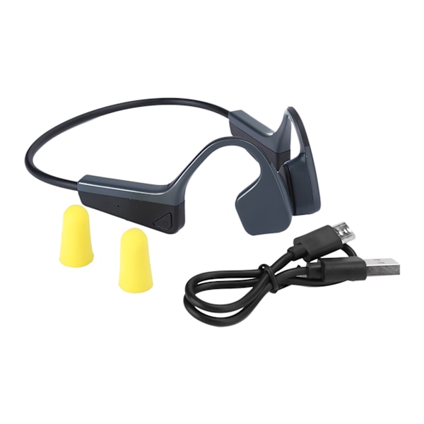 Bone Conduction Trådlös Bluetooth 5.0 Headset Vattentät hörlurar Sport Stereo hörlurar