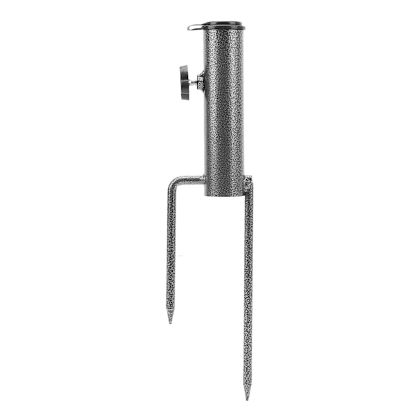 Strandparasoll Sandforankring Stativ Holder Stake Stål Parasoll Innlegg Flaggstang Brakett for Utendørs Hage Plen Hage