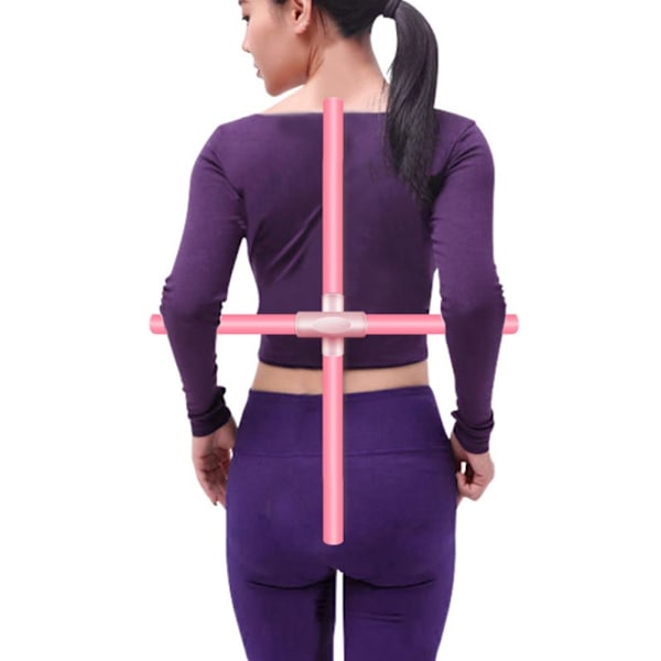 Yoga Sticks Stretching Tool Puckelrygg Korrektion Stick Yoga Open Back Stick för tonåringar Studenter Vuxna