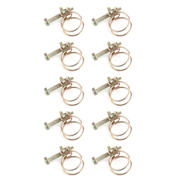 Vandslangeklemme i rustfrit stål Rørklemme Hoop VVS (13 mm-16 mm)
