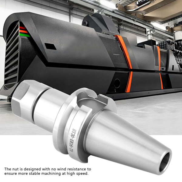 BT30-ER16-70 Teräskorkea nopeus holkki Chunk CNC-jyrsinkannatin 10000rpm