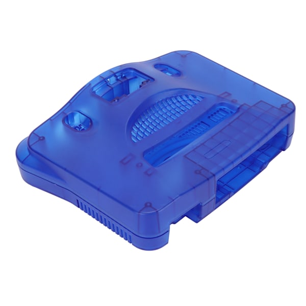 Retro videospilkonsollæske Gennemsigtig blå udskiftningsskal til N64 Retro videospilkonsoll