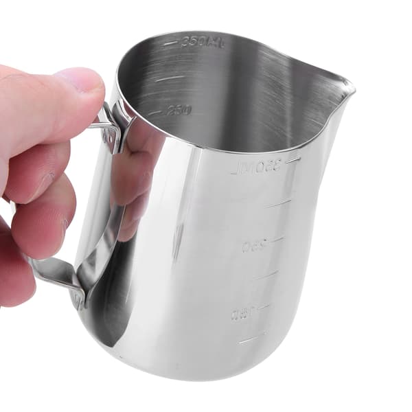 Rustfritt stål Lysvoks Smeltende hellekopp Lysfremstillingsgryte DIY Lysverktøy (350ML)