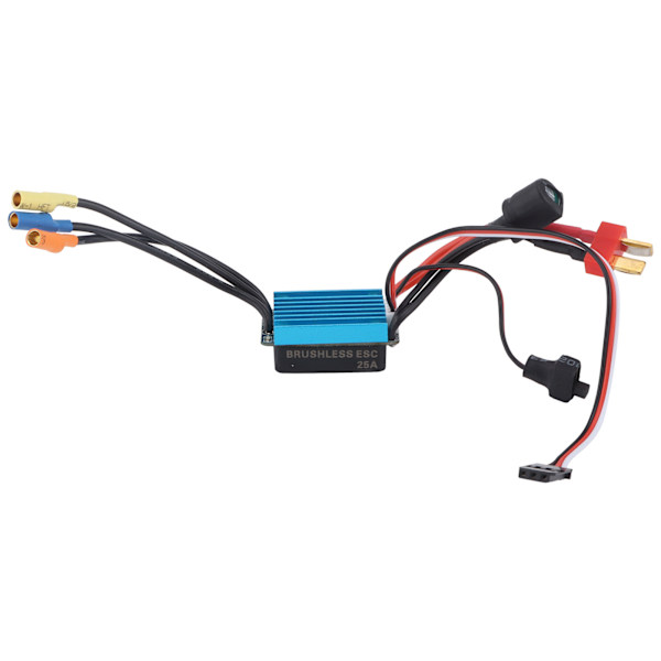 25A HÅLLBAR Borstlös Senseless BOAT ESC Speed ​​Controller Vattentät RC Båtdel