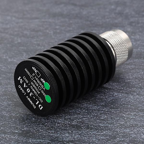Dummybelastning til antenne DL-30A DC-1GHz 15W 50Ohm koaksial terminatorer 2-vejs radio til testning (M-stik)