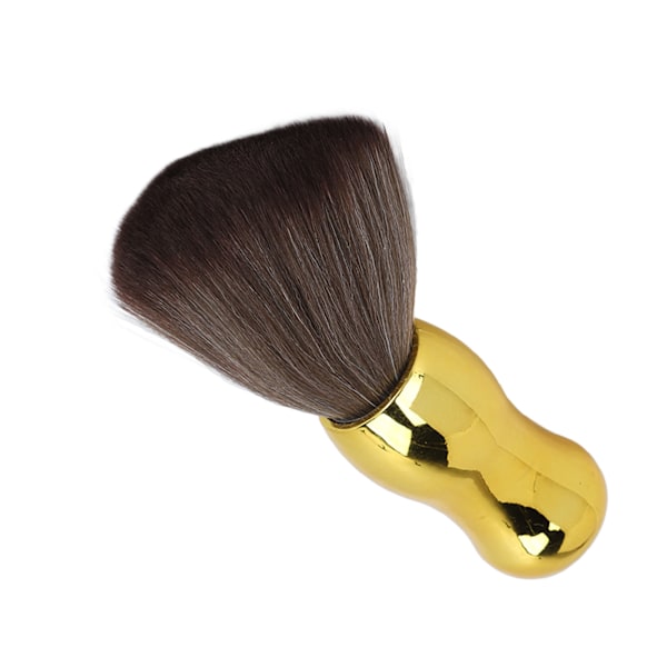 Barber Neck Duster Brush Mjuk nylon Hår Rengöringsborste för ansiktshals Guld