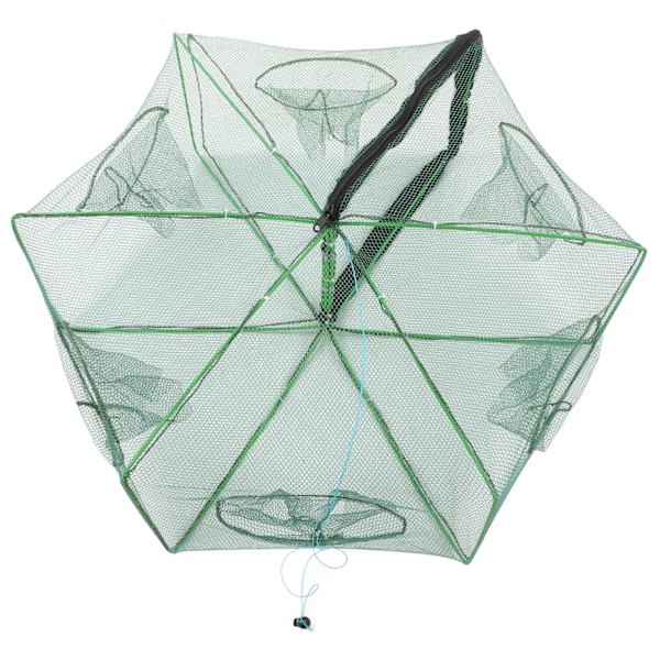 Polygon Kalastusansat Automaattinen Kalastusverkkoansat Taittuva Kannettava Rapukori 70x27cm