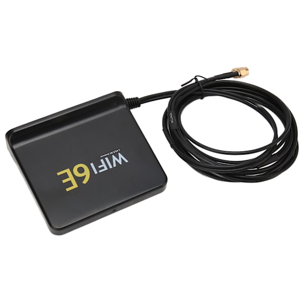 WiFi6E Trådløst nettverkskortantenne Omnidireksjonell 4dBi Høy forsterkning 2,4GHz 5,8GHz WiFi-nettverkskortantenne med SMA-port Svart