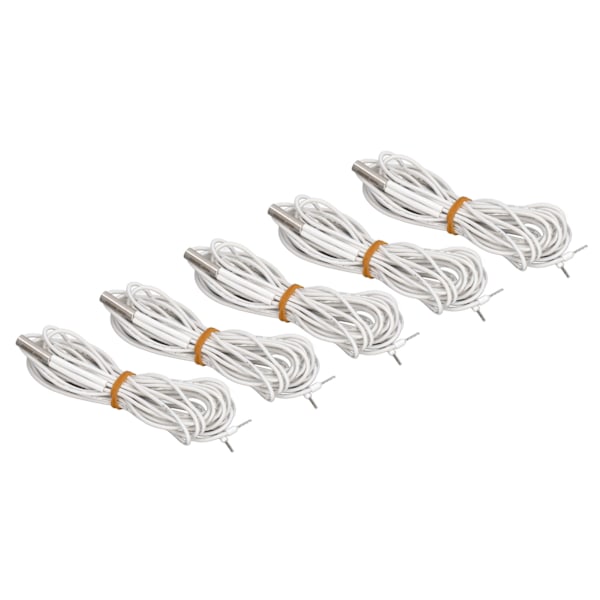5 ST 24V 60W varmepatron udskiftning af rustfrit stålhoved varmelegeme 3D-printer tilbehør 1 meter / 3,3 fod