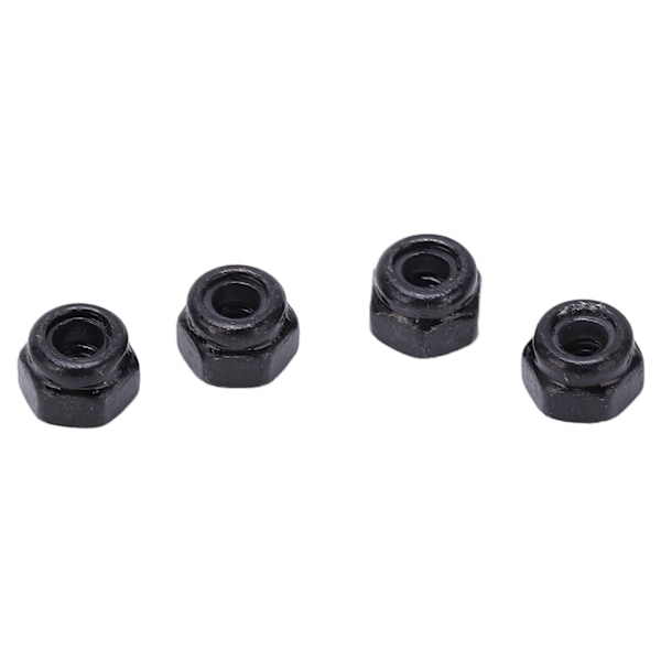 4 stk. M2.5 Hjul Lås Hex Muttere for Arrma 1/10 Aluminium Legering Fjernstyrt Bil Muttere