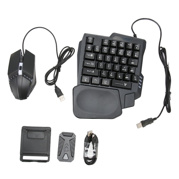 4 i 1 Mobilspill Combopak Mobilspillkontroll Spilltastatur Muskonverter for Android for IOS