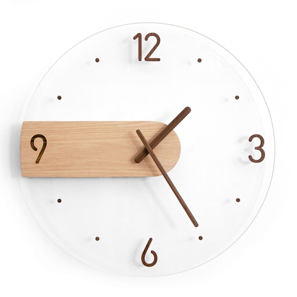 Wall Clock Innovative Minimalist Prevents Ticking Sweep Movement Modern Nordic Wall Clock for Living Room Bedroom