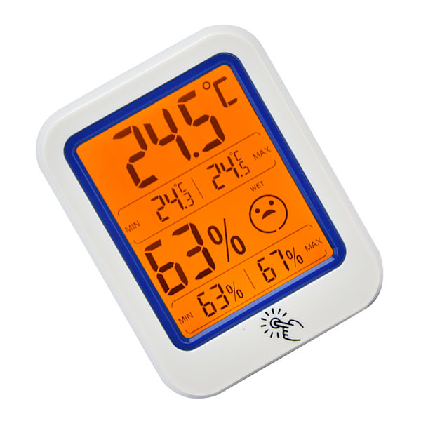 Vægmonteret Elektronisk Termometer Hygrometer Digital Temperaturfugtighedsmåler til Hjemmet og Industrien