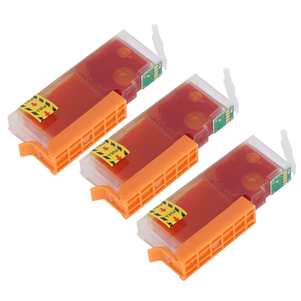 3 stk. printerpatron til Canon CLI871 MG5780 TS6080 TS5080 kontor skole blækforsyninger