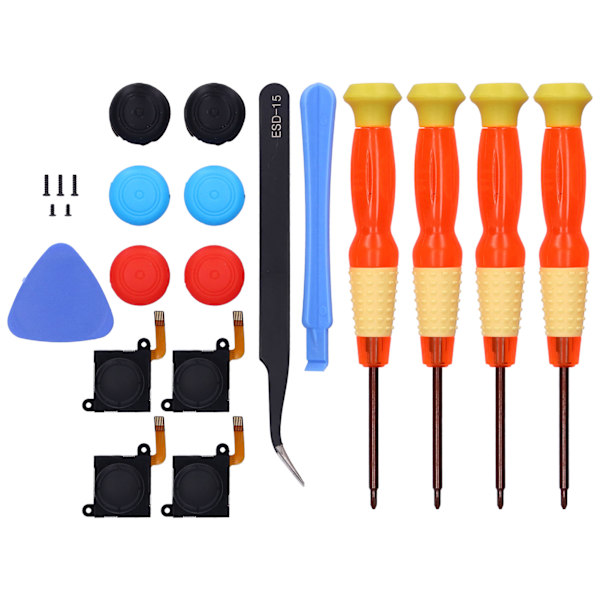 QM2107095 Joystick Ersättningssats Analog ersättning med komplett reparationsset för Switch Joycon Controller