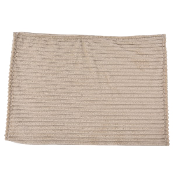 Flanell Slängfilt Plysch Fluffig Lätt Andas Fint utförande Snygg Enkel Mjuk filtKhaki