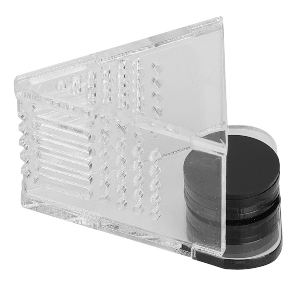 Transparent Akvarium Fiske Tank Kegle Foder Akryl Foderbeholder Magnet Sug