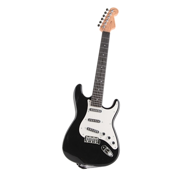 Barn elektrisk gitarr leksak Multifunktionell mini elektrisk gitarr musikinstrument leksak för pojke flicka svart