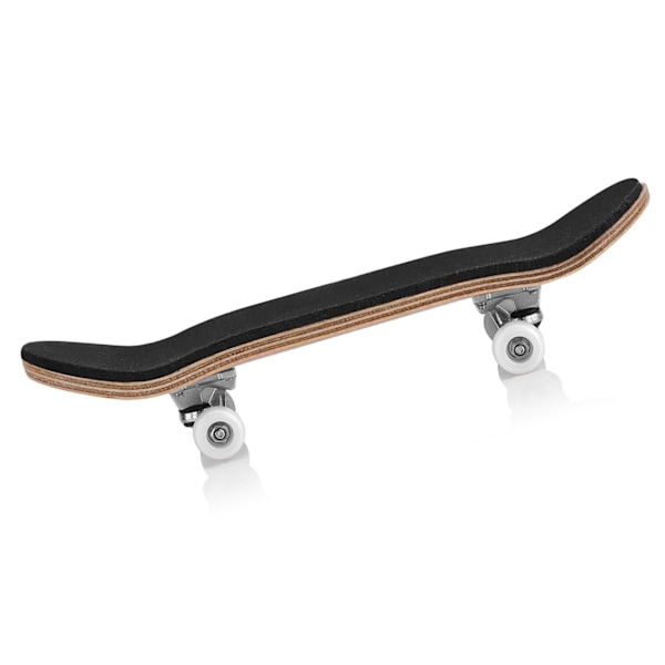 1. Løn Trælegering Gripbræt Finger Skateboards med Kasse Reducer Tryk Præsenter Hvid
