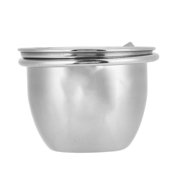 Rostfritt stål papegoja mat och vatten Coop Cup Fågelmatning Skålmatare med klämhållare8,5 cm/3,3in