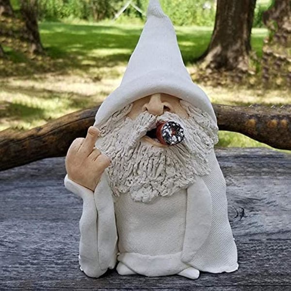 Gnome, slem hagenisse for plenpynt innendørs eller utendørs dekorasjoner hage dverggnome statue