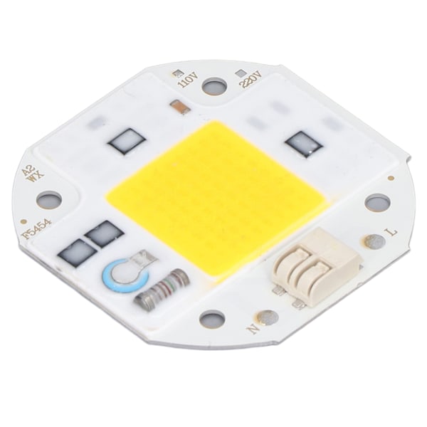 COB Lamp Bead High Power LED Chip Hög Ljusstyrka COB Light Emitter Drive Free för gör-det-själv-belysning 110V50W Varmvit 2800K‑3500K