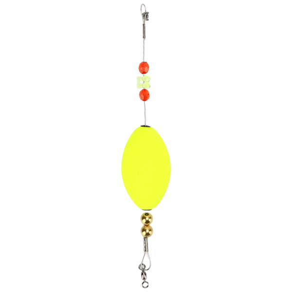 Red Fish Cork Float fiskeredskap Hög känslighet Slitstark Bobber Stick för Deepwater Yellow