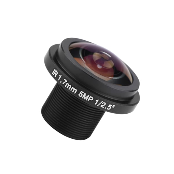 5MP HD Fisheye-sikkerhedskameraobjektiv 1,7 mm brændvidde 185° CCTV-objektiv til Fisheye-sikkerhedskamera