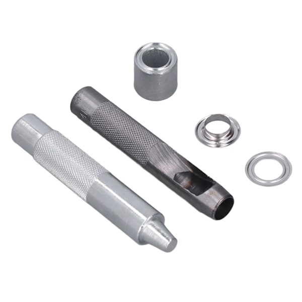 100 sarjaa Grommet Tool Kit Sisähalkaisija 12MM Silmälenkki Solki Canvas Solki Grommet Eye Tool Set asennustyökaluilla