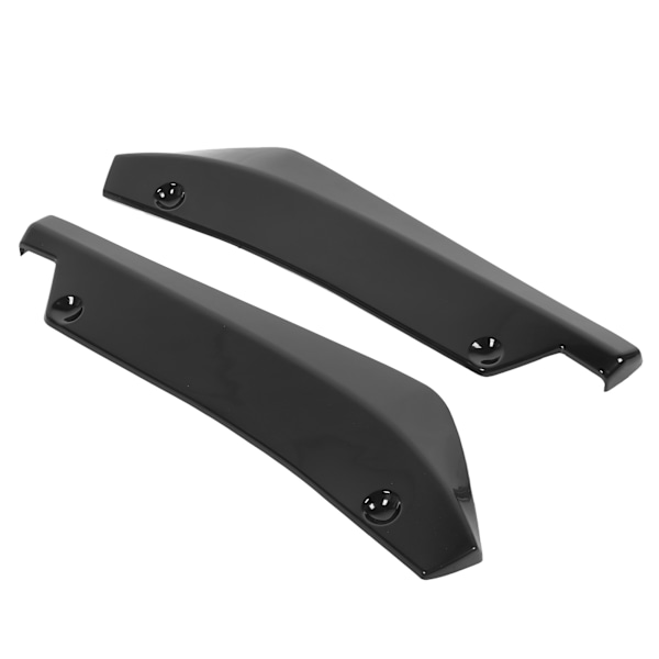 2 kpl takapuskurin huulidiffuusori Spoiler Anti-scratch Protection kiiltävä musta Universal autoon