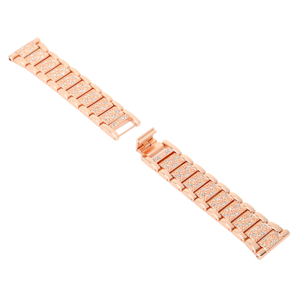 Klockarmband Metall Ersättningsband med Strass Kompatibelt för Huawei Watch 22mm Roséguld