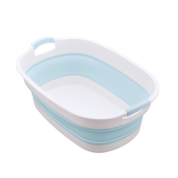 Husdjursbadkar Stor kapacitet hopfällbart husdjursbadkar (litet blått vitt 53*37),HANBING
