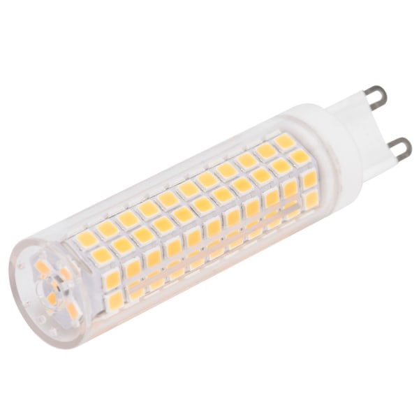 G9 136LED-pære 15W 1200LM Dimbar keramisk BiPin maispære for hjemmebelysning innendørs (220V kaldhvit)