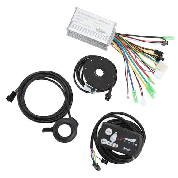 Sähköpyörä 15A Ohjain 36V 48V Yhteinen Nopeuden Ohjain LED S800 Näyttöpaneelilla 250W 350W Moottorille