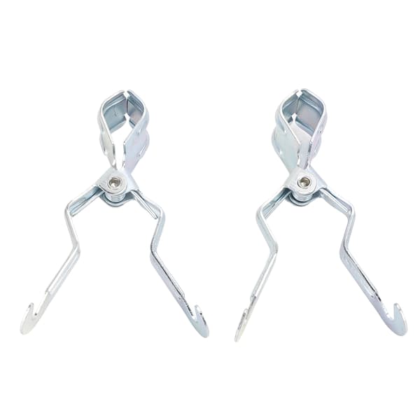 【NX】2PCS Multifunktionell Campingkrok Hög Tryckhållfasthet Rostfritt Stål Lykthängare Camping för Campingtält