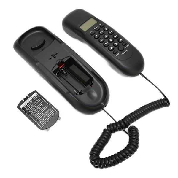 VTC‑50 fasttelefoner Håndholdt digital veggmontert telefon med nummerpresentasjon for bedriftskontor Hjem