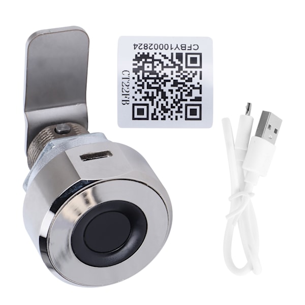 Bluetooth Fingerprint APP Lås Set Zinc Alloy Möbel Lådlås för hemmakontoret
