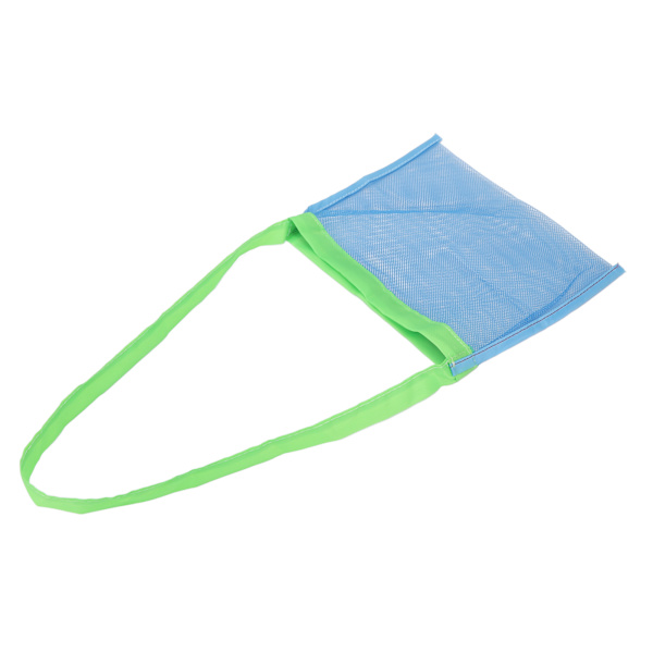 Kids Mesh Beach Bag Shell Samlar Stor kapacitet Mesh Candy Bag för att hålla sandleksaker