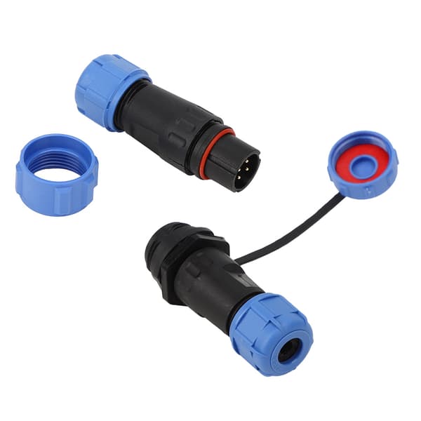 Vandtæt SP13 ledningsstik Aviation Circular 4 Core Joint Terminal Han Hun-stik