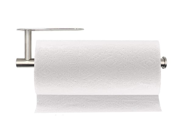 Kitchen Roll Holder Silver - Self-Adhesive Metal in Loft Style 158