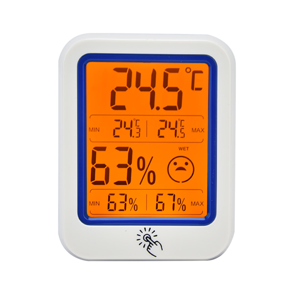 Vægmonteret Elektronisk Termometer Hygrometer Digital Temperaturfugtighedsmåler til Hjemmet og Industrien
