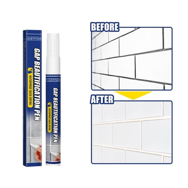 【NX】Flisefugestift - Frisk opp fugene - Hvit Vit 11