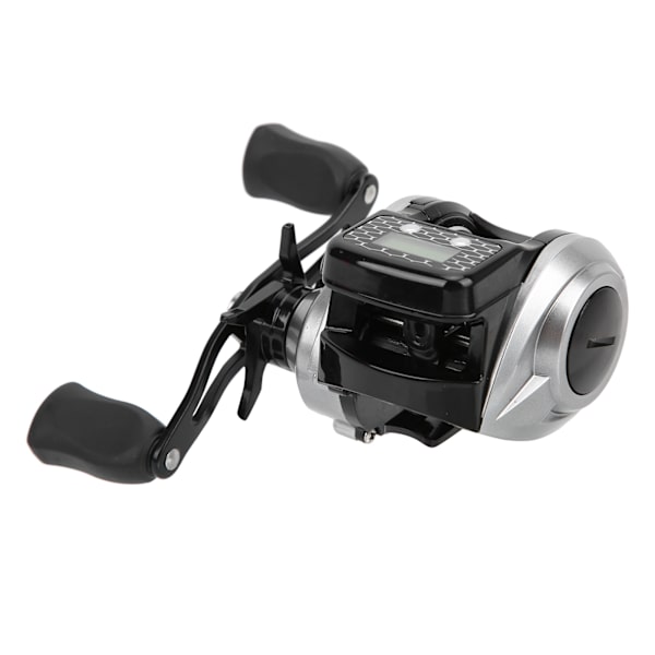 Digital Display Baitcasting Reel 16+1BB 6.3:1 Utväxling Centrifugalbroms Fiskehjul (Silver Dual Arm Right Hand)