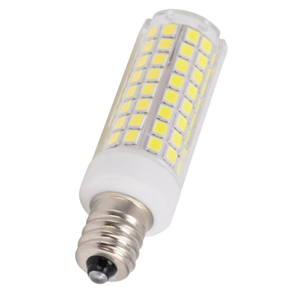E12 102LED-pære 1000LM Majspære Dæmpbar lyskilde til bordlamper Lysekroner 220V 12W Koldhvid