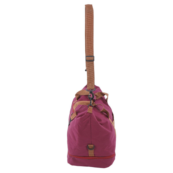 Reise-Weekendbag med Tørr/Vått-Separering Sportsgym Bag Skulderbag Stor Kapasitet for Menn Kvinner Lilla