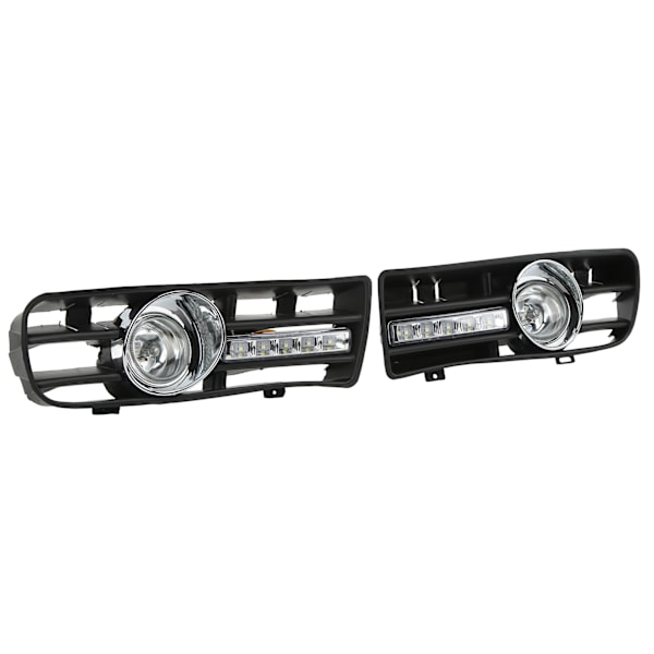 2kpl H3 sumuvalosäleikkö LED DRL-lampulla 1997-2006 TDI MK4:lle