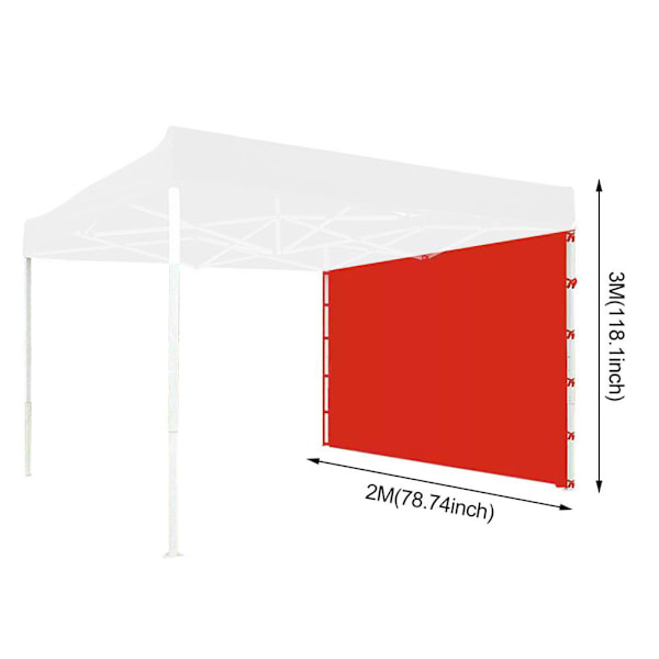Markis Tält Sidovägg Vikbar Utomhus Instant Solskydd Sidoväggspanel Ingår Inte Hylla och Tygmarkis