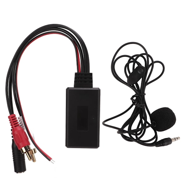 Bil Bluetooth 5.0 Trådlös Modul 1.5m Kabel Handsfree Mikrofon för Clarion 2RCA Ljudport