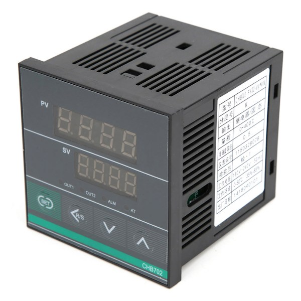 BERM CHB702 Termostat Intelligent Digital Display Temperaturregulator Relæ/SSR-udgang AC180-240V 0-400℃