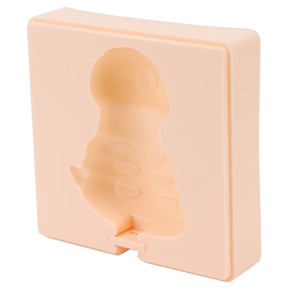 【NX】Silikonisform DIY Ice Bar Maker Barnisbrett holder med pinner OrangeSnake